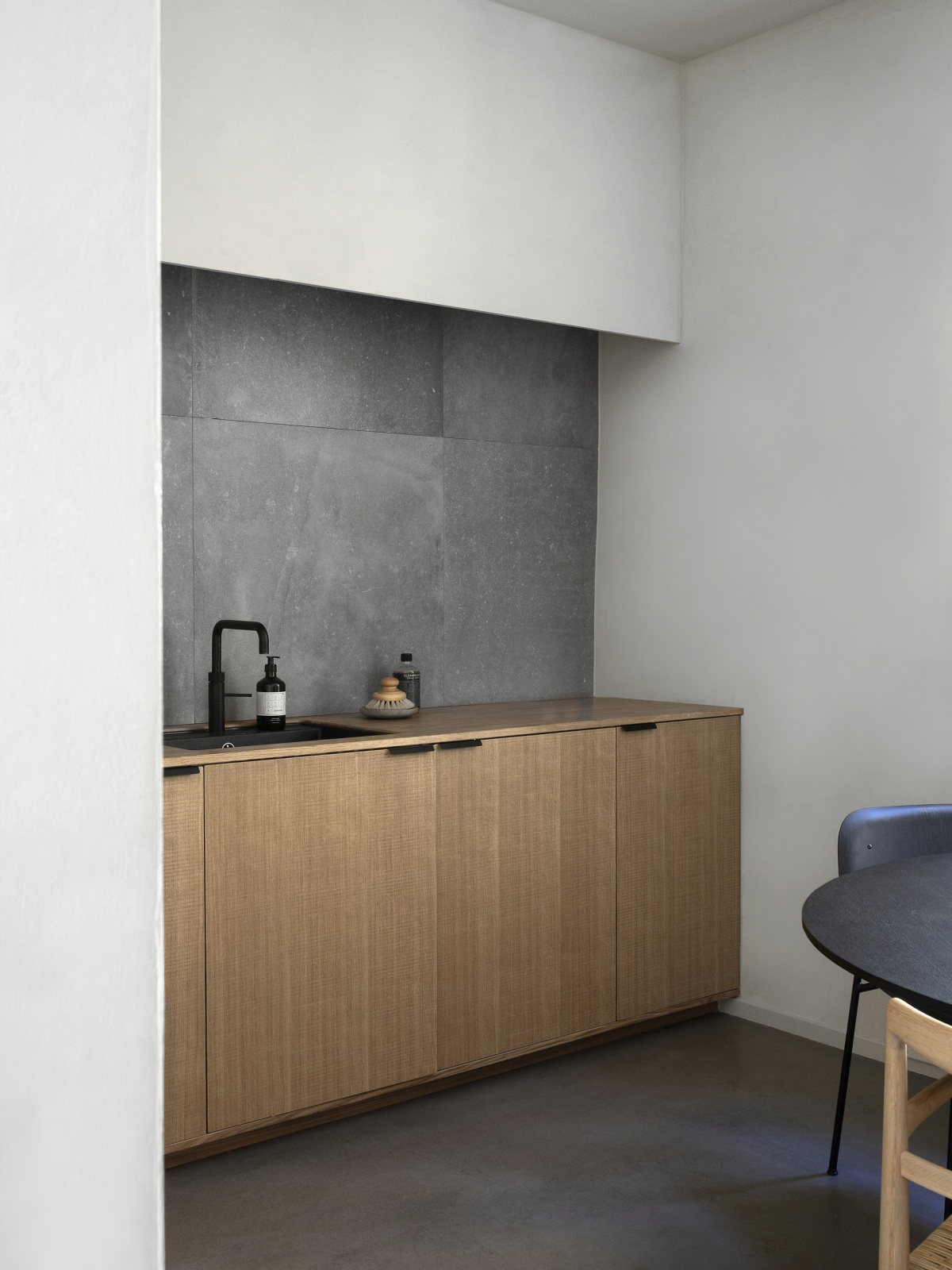 Oak kitchen in Norm Architects Studio